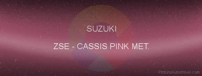 Pintura Suzuki ZSE Cassis Pink Met.