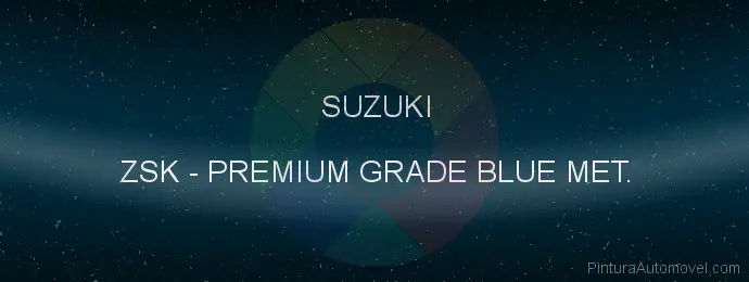 Pintura Suzuki ZSK Premium Grade Blue Met.