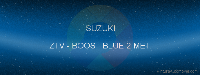 Pintura Suzuki ZTV Boost Blue 2 Met.