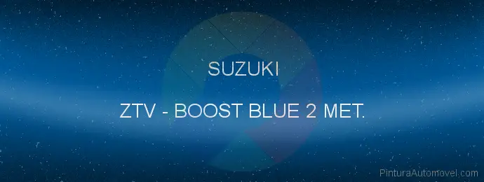 Pintura Suzuki ZTV Boost Blue 2 Met.