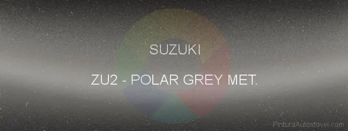 Pintura Suzuki ZU2 Polar Grey Met.