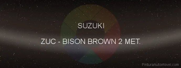 Pintura Suzuki ZUC Bison Brown 2 Met.