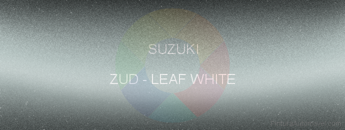 Pintura Suzuki ZUD Leaf White