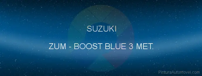 Pintura Suzuki ZUM Boost Blue 3 Met.