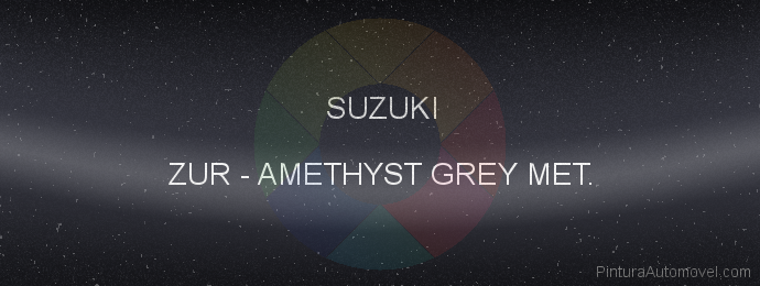 Pintura Suzuki ZUR Amethyst Grey Met.