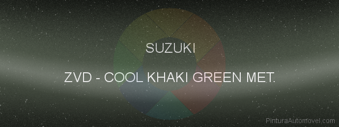 Pintura Suzuki ZVD Cool Khaki Green Met.