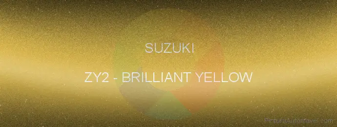 Pintura Suzuki ZY2 Brilliant Yellow