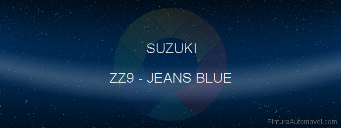Pintura Suzuki ZZ9 Jeans Blue