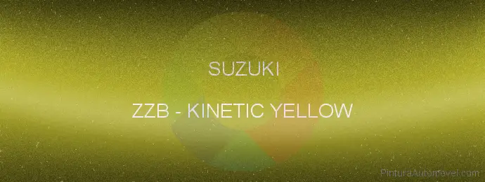 Pintura Suzuki ZZB Kinetic Yellow