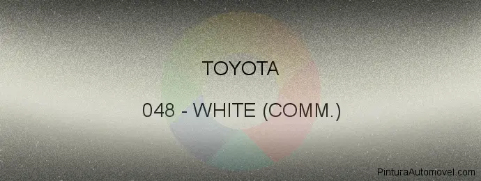 Pintura Toyota 048 White (comm.)