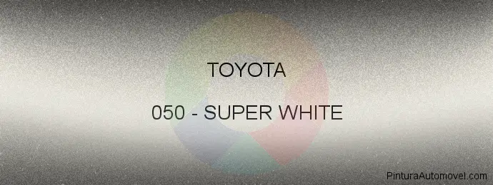 Pintura Toyota 050 Super White