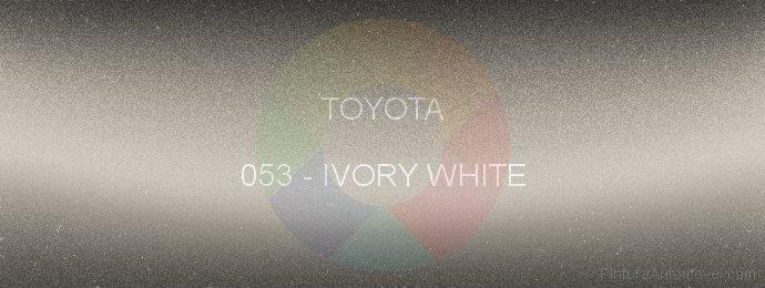 Pintura Toyota 053 Ivory White