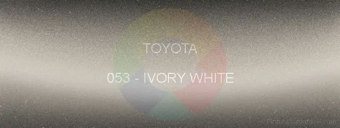 Pintura Toyota 053 Ivory White