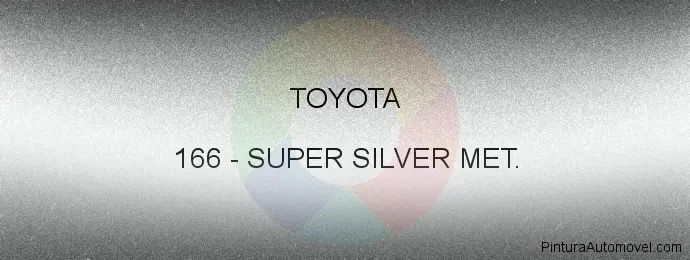 Pintura Toyota 166 Super Silver Met.