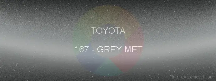 Pintura Toyota 167 Grey Met.