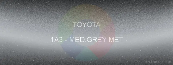 Pintura Toyota 1A3 Med.grey Met.