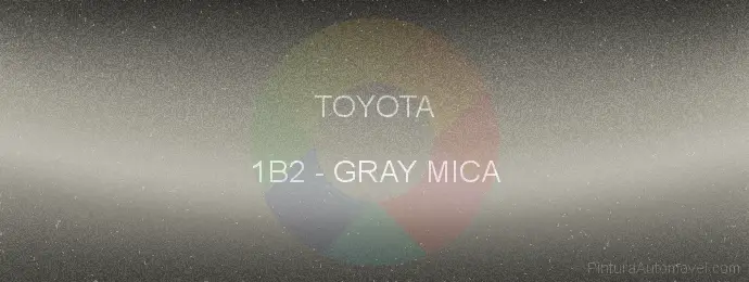 Pintura Toyota 1B2 Gray Mica