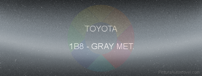Pintura Toyota 1B8 Gray Met.
