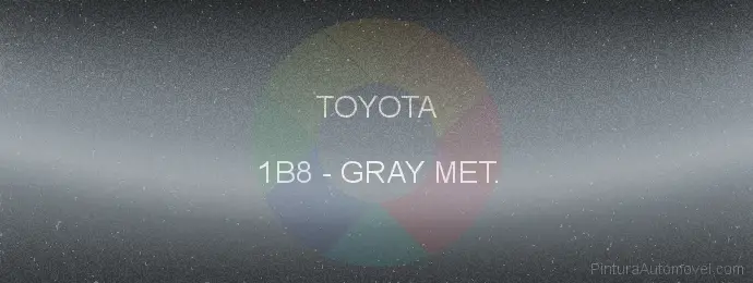 Pintura Toyota 1B8 Gray Met.