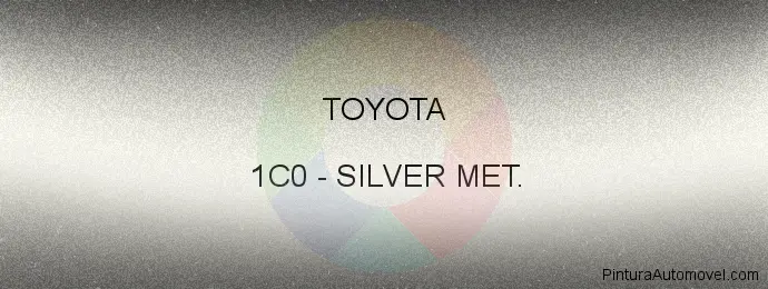 Pintura Toyota 1C0 Silver Met.