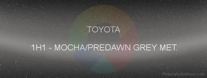 Pintura Toyota 1H1 Mocha/predawn Grey Met.