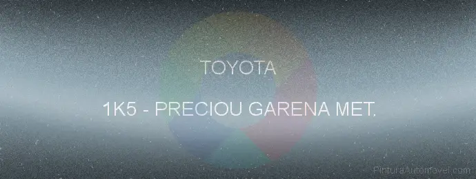 Pintura Toyota 1K5 Preciou Garena Met.