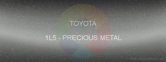 Pintura Toyota 1L5 Precious Metal