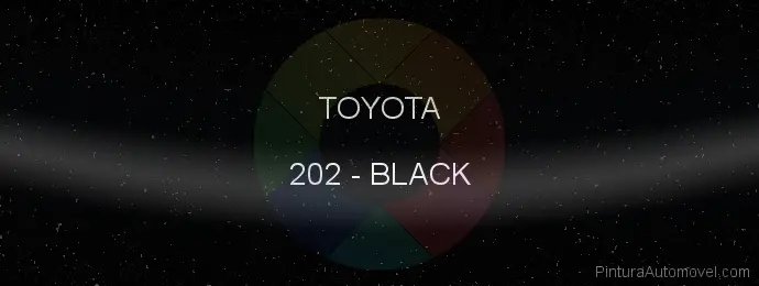 Pintura Toyota 202 Black