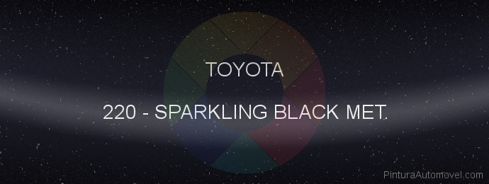 Pintura Toyota 220 Sparkling Black Met.