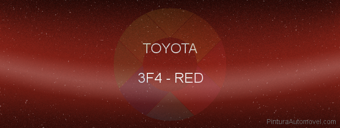 Pintura Toyota 3F4 Red