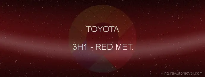 Pintura Toyota 3H1 Red Met.