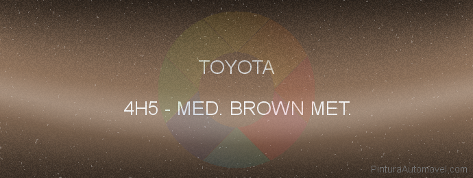Pintura Toyota 4H5 Med. Brown Met.