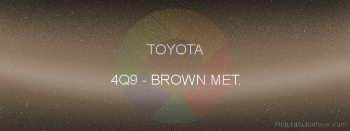 Pintura Toyota 4Q9 Brown Met.
