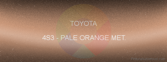 Pintura Toyota 4S3 Pale Orange Met.