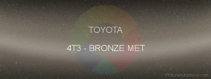 Pintura Toyota 4T3 Bronze Met