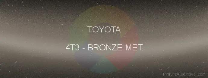 Pintura Toyota 4T3 Bronze Met.
