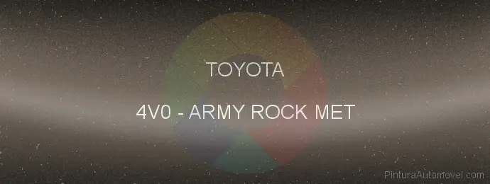 Pintura Toyota 4V0 Army Rock Met