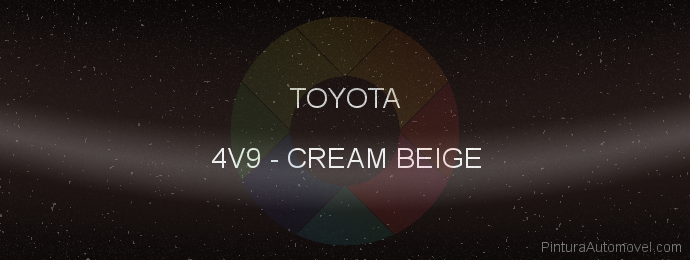 Pintura Toyota 4V9 Cream Beige