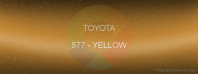 Pintura Toyota 577 Yellow