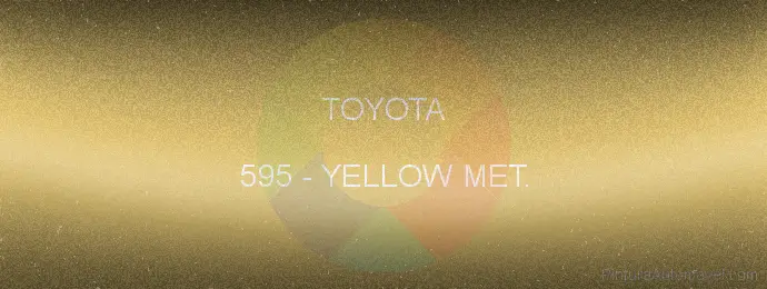 Pintura Toyota 595 Yellow Met.