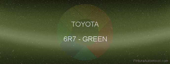 Pintura Toyota 6R7 Green