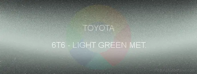 Pintura Toyota 6T6 Light Green Met.