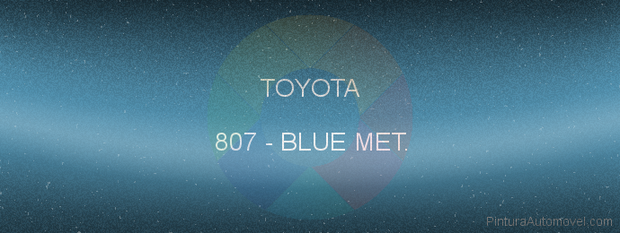 Pintura Toyota 807 Blue Met.