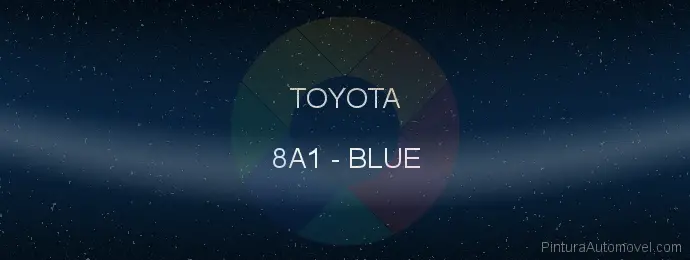 Pintura Toyota 8A1 Blue