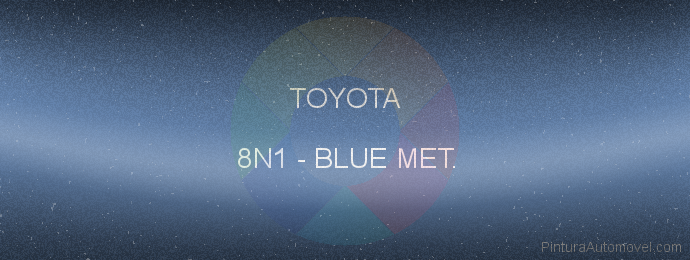 Pintura Toyota 8N1 Blue Met.