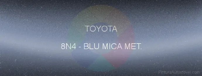 Pintura Toyota 8N4 Blu Mica Met.