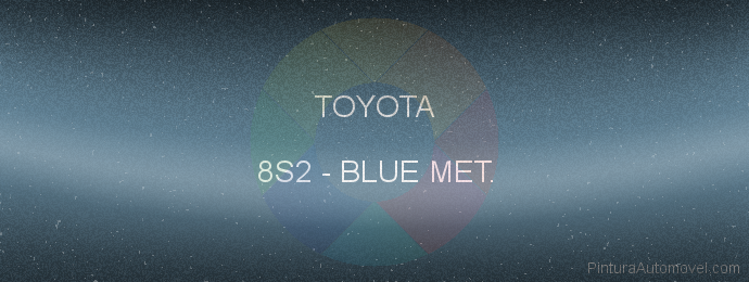 Pintura Toyota 8S2 Blue Met.