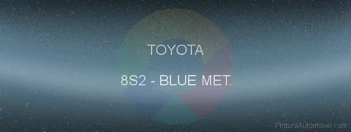 Pintura Toyota 8S2 Blue Met.