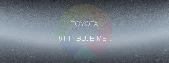 Pintura Toyota 8T4 Blue Met.