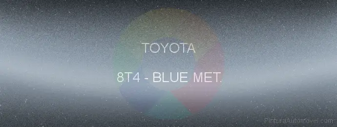 Pintura Toyota 8T4 Blue Met.